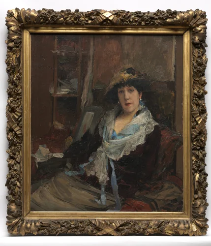 Marie Samary of the Odéon Theater by Jules Bastien-Lepage, painting, 1876-1886