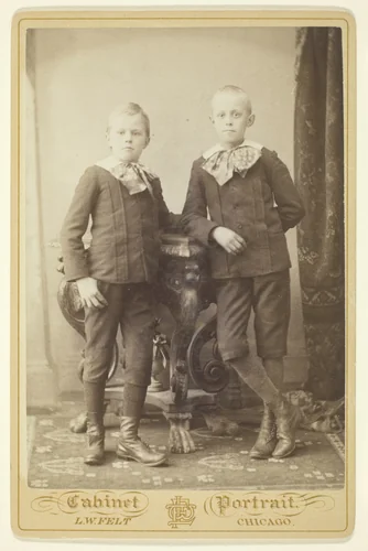 Two Boys by L. W. Felt, photograph, 1870-1899