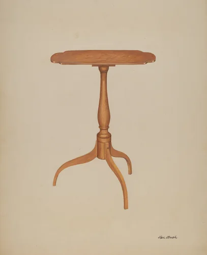 Candle Stand by Rex F. Bush, index of american design, 1938