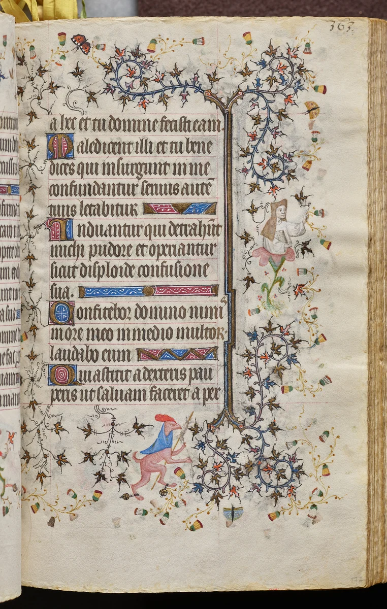 Hours of Charles the Noble, King of Navarre (1361-1425): fol. 177r, Text by Master of the Brussels Initials and Associates, book, 1400-1410