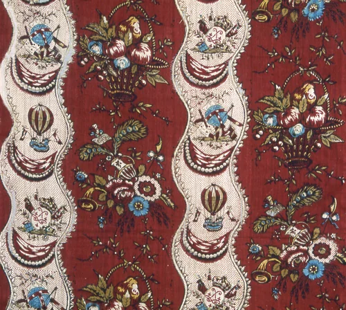 Panel (Furnishing Fabric) by France, Nantes, textile, 1784-1785