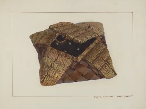 Sewing Basket by Regina Henderer, index of american design, 1938