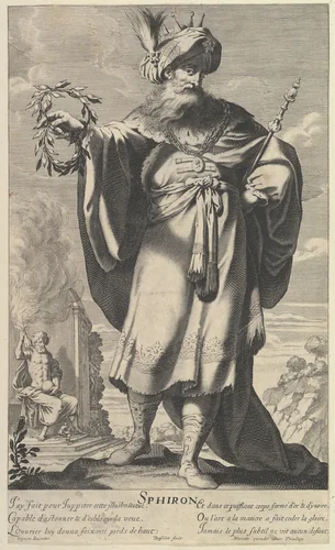 Sphiron by Gilles Rousselet, print, 1634-1645
