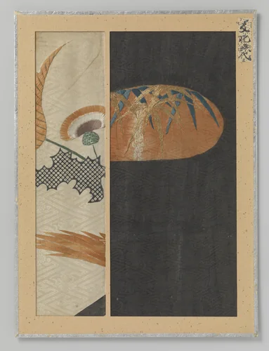 Twee fragmenten textiel by anonymous, textile, 1804-1818