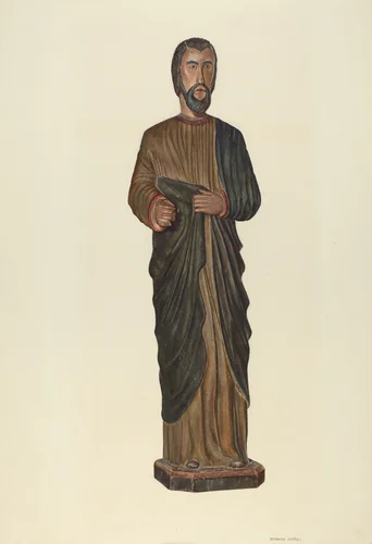 St. Joseph Carving by Stanley Mazur, index of american design, 1938
