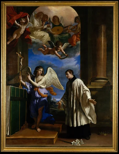 The Vocation of Saint Aloysius (Luigi) Gonzaga by Guercino, painting, 1645-1655