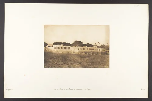 Vue du Divan et du Palais du Gouverneur, à Syout by Maxime Du Camp, photograph, 1850