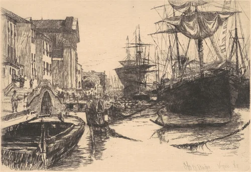 Venice by Otto Henry Bacher, print, 1880