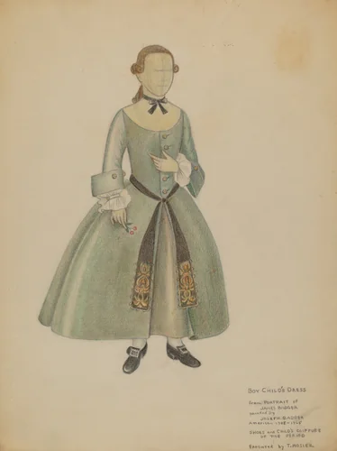 Boy's Dress by Tabea Hosier, index of american design, 1936