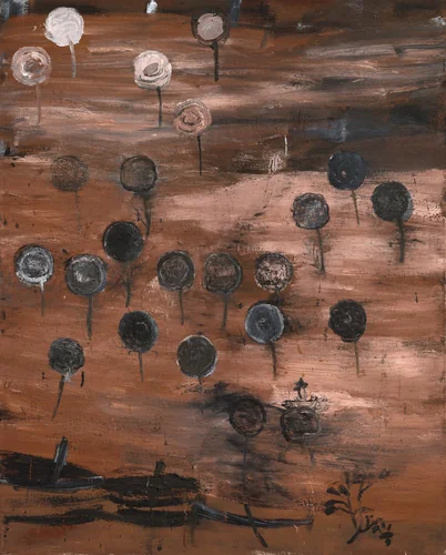 Theophrastus Garden 2 by Terry Winters, painting, 1982