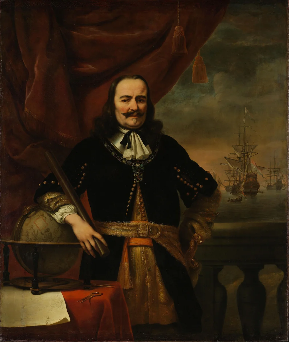 Michiel de Ruyter als luitenant-admiraal by Ferdinand Bol, painting, 1667