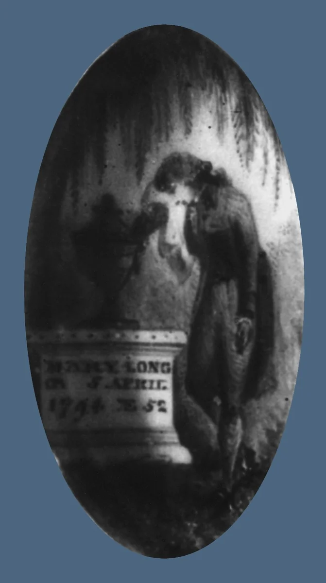 Memorial to Mary Long by John Ramage, artwork, 1794