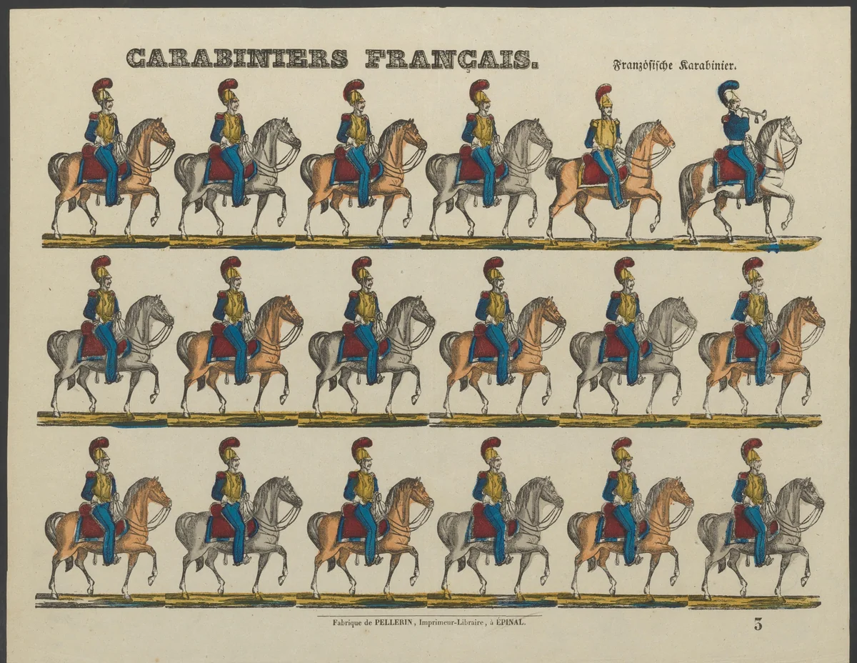 Franse Karabinier by anonymous, print, 1791-1900