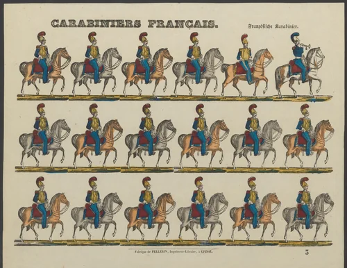 Franse Karabinier by anonymous, print, 1791-1900