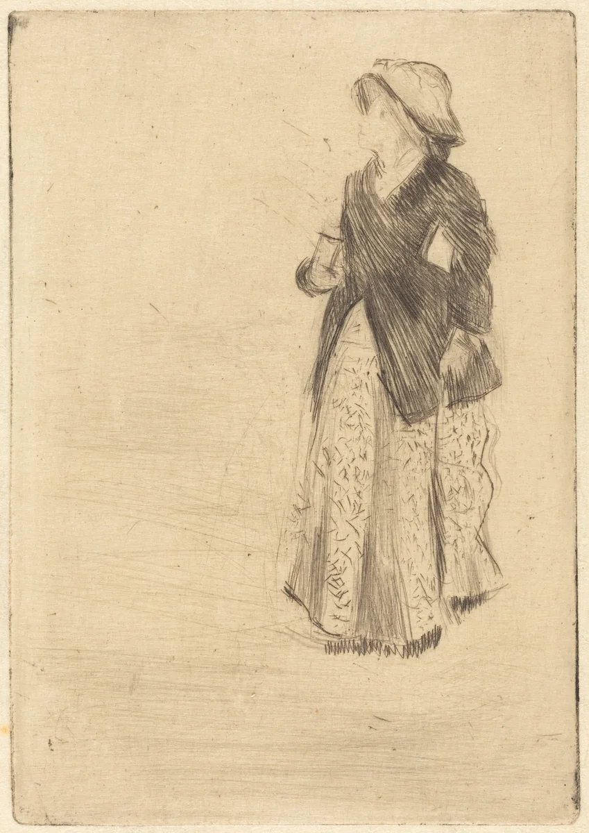 The Actress Ellen Andrée by Edgar Degas, print, 1879
