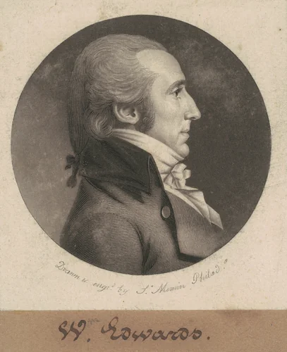 William Edwards by Charles B. J. Févret de Saint-Mémin, print, 1802