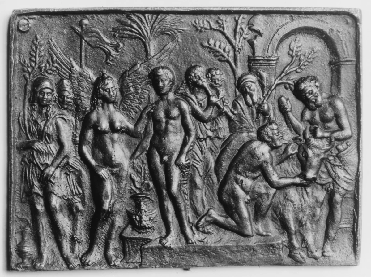 The Triumph of a Hero by Andrea Briosco, metalwork, 1500-1515