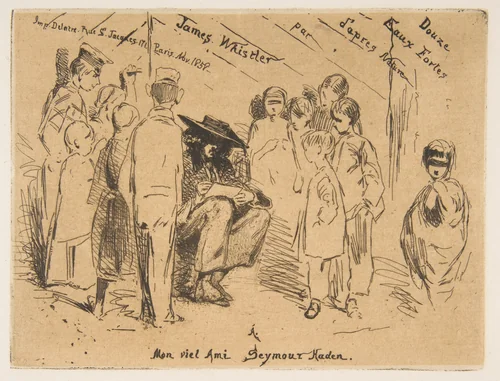 The Title to the French Set by James McNeill Whistler, print, 1858