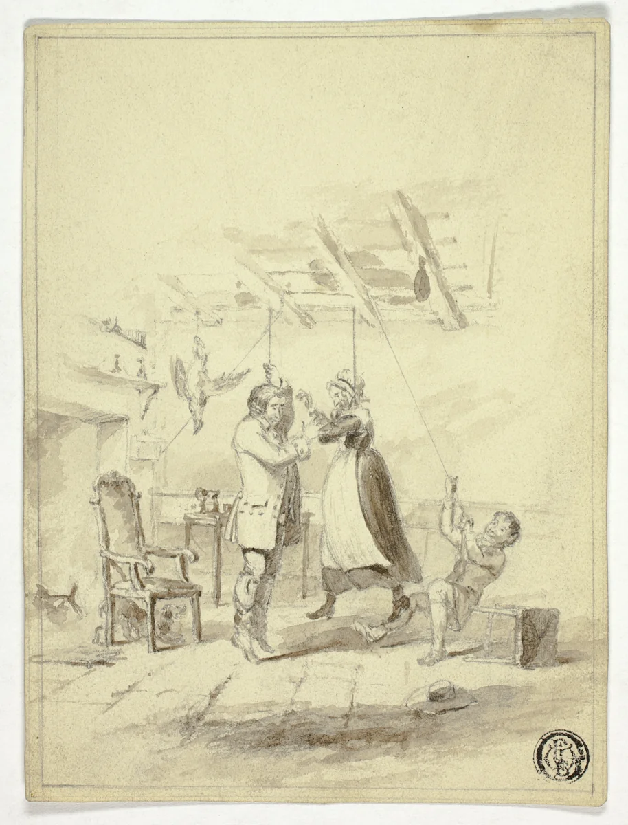 The Hanging by Abraham Cooper, drawing, 1817-1868