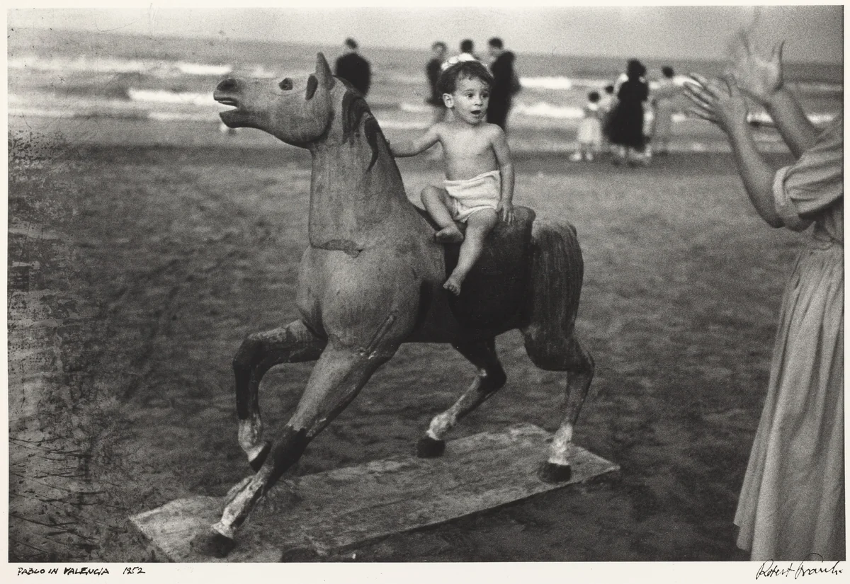 Pablo in Valencia by Robert Frank, photograph, 1952