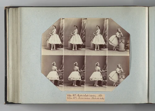Mlle Moncelet; Mlle Rousseau by André Adolphe-Eugène Disdéri, photograph, 1862