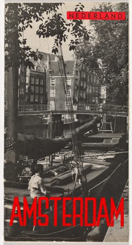 Tourist brochure for the city of Amsterdam by Fré Cohen, design, 1933