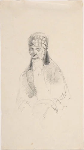 Man with a Turban by Félicien Rops, drawing, 1833-1898