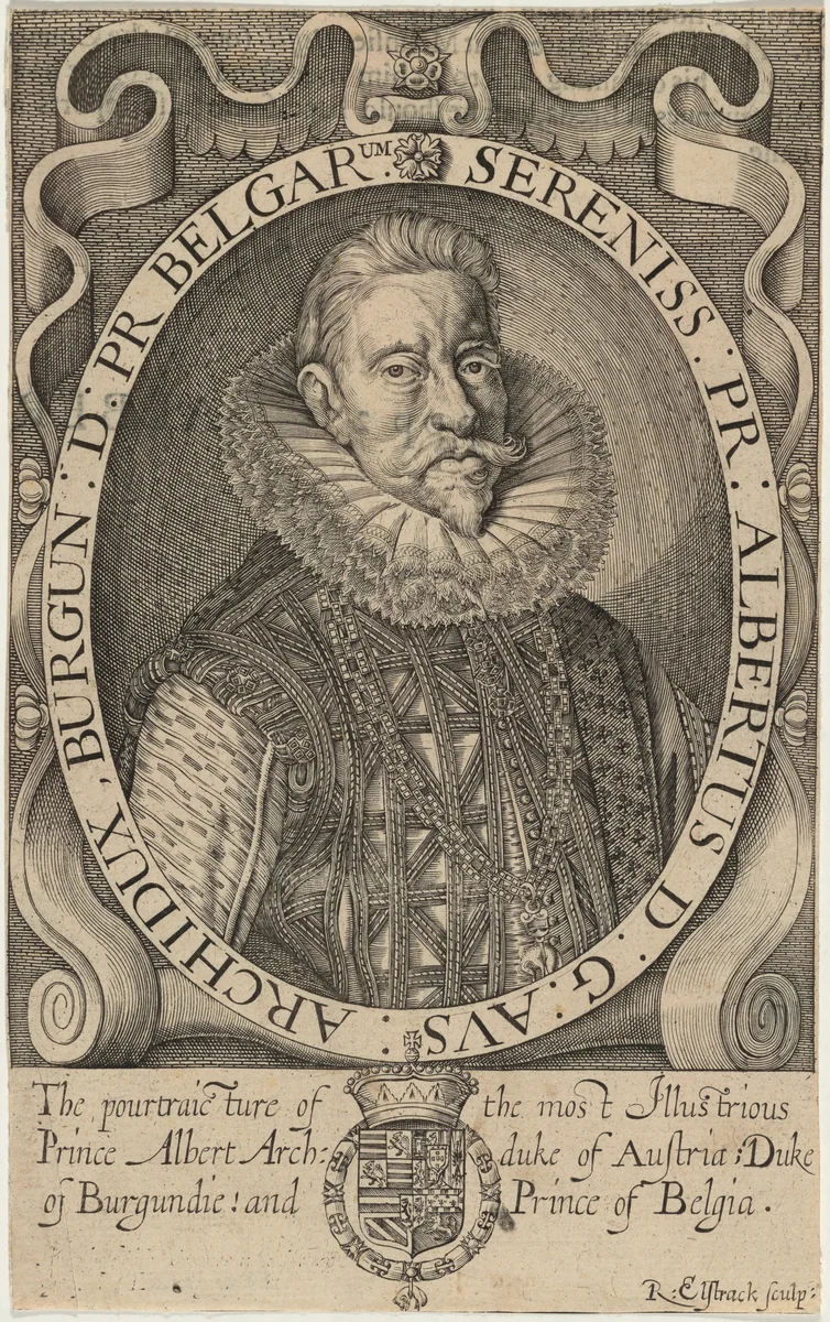 Albert, Archduke of Austria by Renold Elstrack, print, 1571-1625