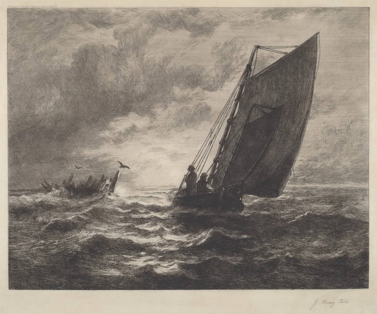 After the Storm by John Henry Hill, print, 1886