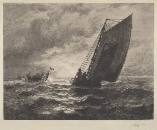 After the Storm by John Henry Hill, print, 1886