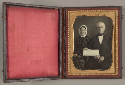 Untitled (Married Couple) by Artist Unknown, photograph, 1852
