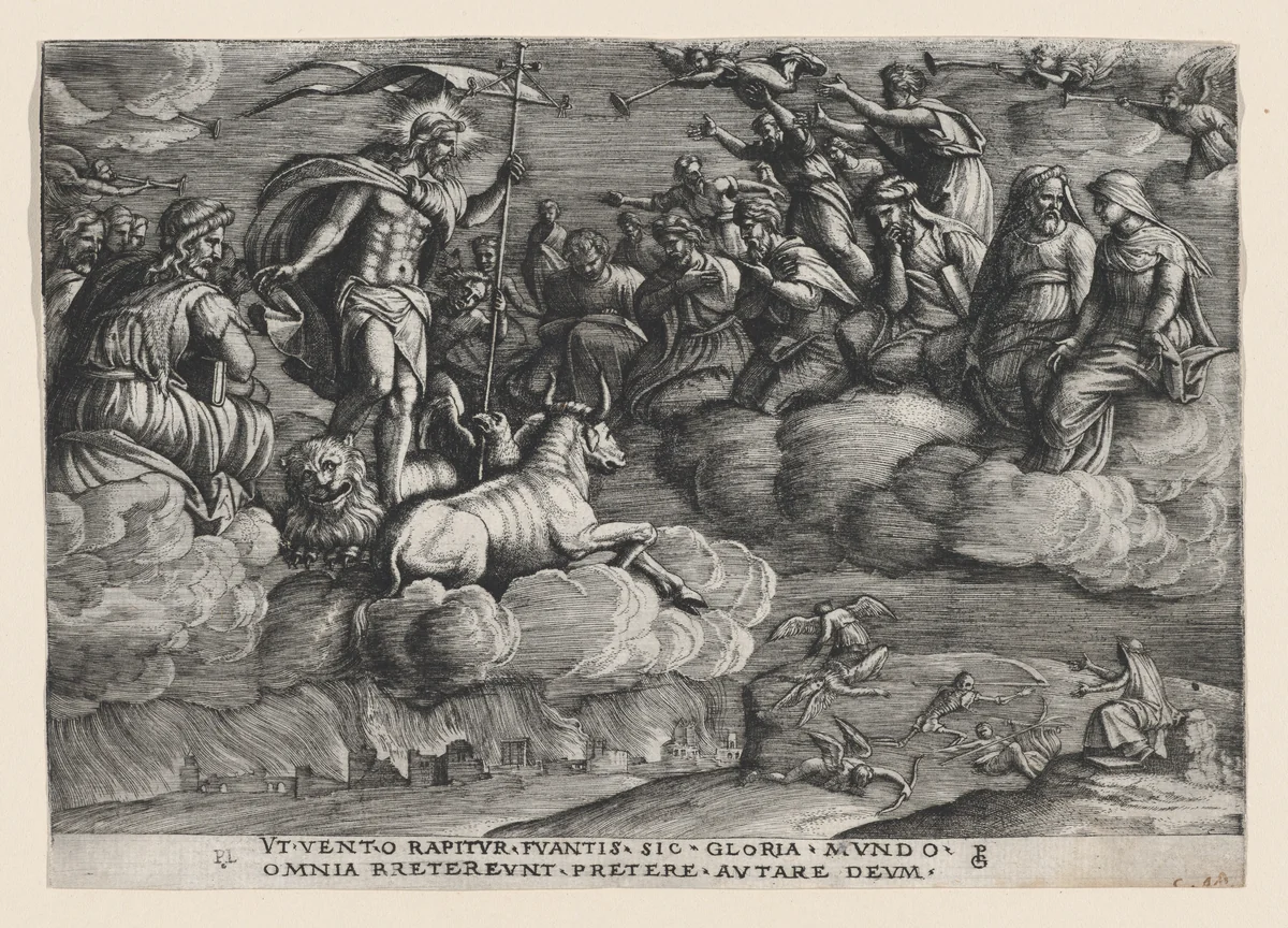 The Triumph of Eternity on Death, from The Triumph of Petrarch by Georg Pencz, print, 1534-1544