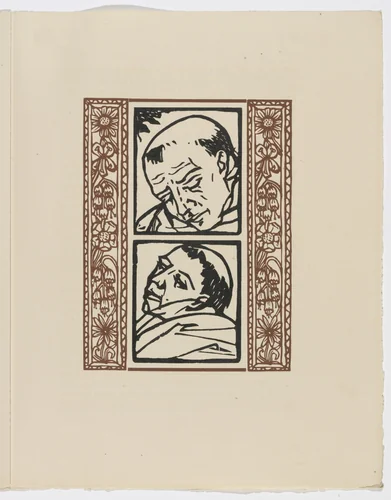 Plate (page 159) from Les Petites Fleurs de St. François (The Little Flowers of St. Francis) by Émile Bernard, illustrated book, 1928