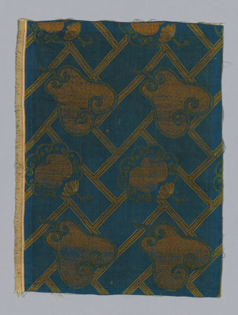 Fragment by Japan, textile, 1675-1700