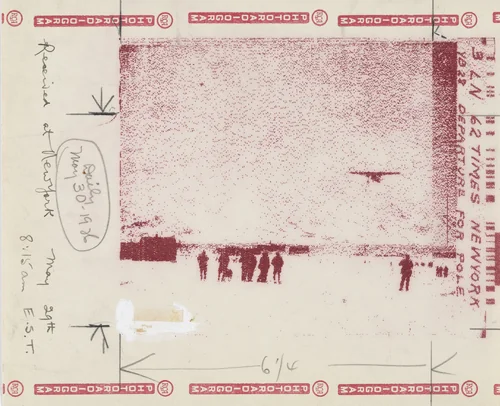 "Departure for the Pole" by Radio Corporation of America, photograph, 1926