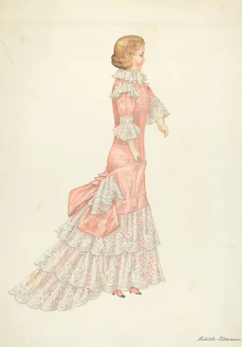 Doll: "Carrie" by Edith Towner, index of american design, 1935-1942