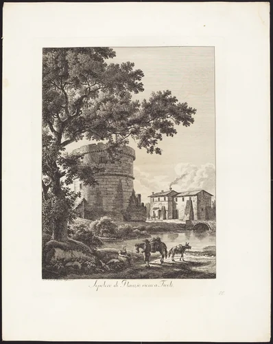 Sepolcro di Plauzio vicini a Tivoli by Albert Christoph Dies, portfolio, 1755-1822