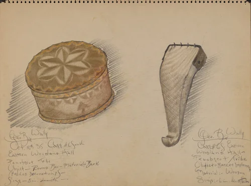 Box and Basket Implement by George B. Wally, index of american design, 1935