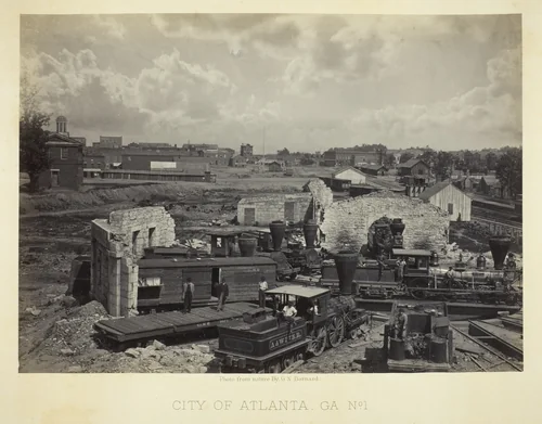 City of Atlanta, GA, No. 1 by George Barnard, photograph, 1866