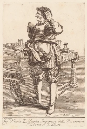 Sig. Nicola Zabbaglia by Giovanni Battista Piranesi
Pier Leone Ghezzi, print, 1764
