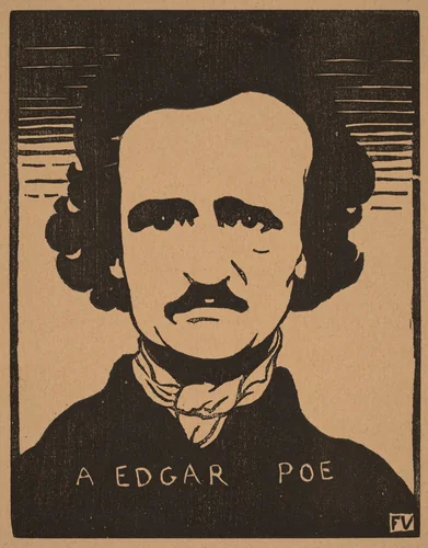 A Edgar Poe by Félix Vallotton, print, 1894