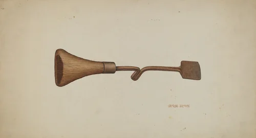 Horse Shoer's Knife by George C. Brown, index of american design, 1940