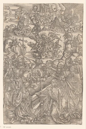 Hemelvaart van Maria by Unknown, print, 1502-1510