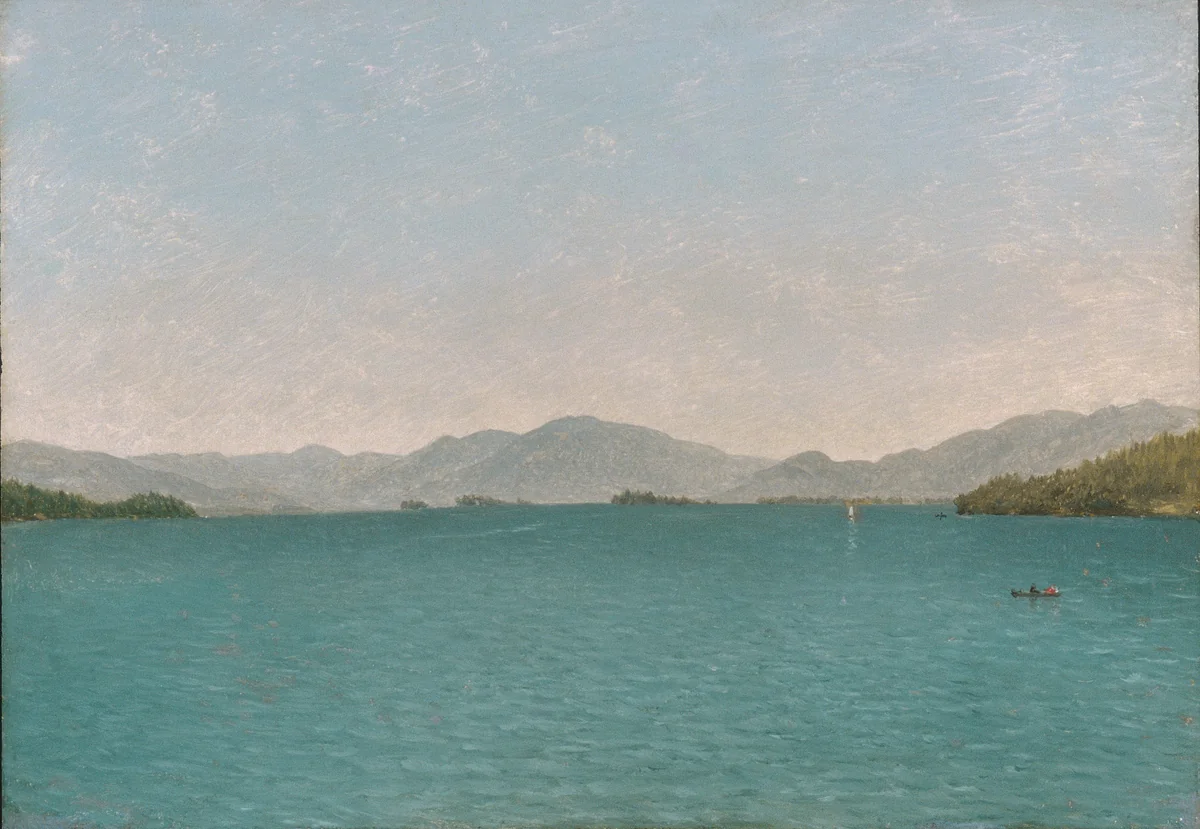Lake George, Free Study by John Frederick Kensett, artwork, 1872