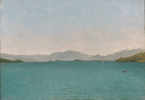 Lake George, Free Study by John Frederick Kensett, artwork, 1872