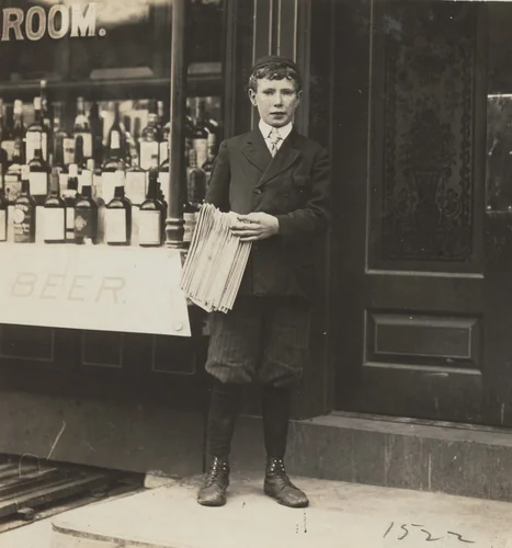 Young Messenger, St. Louis, Missouri by Lewis Wickes Hine, photograph, 1910