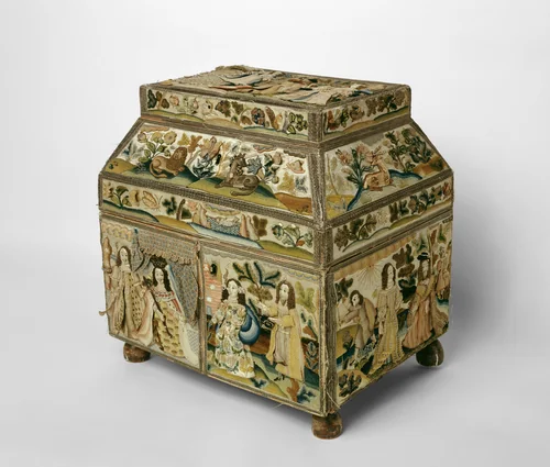Casket Depicting Scenes from the Old Testament by Rebecca Stonier Plaisted, other, 1628-1668