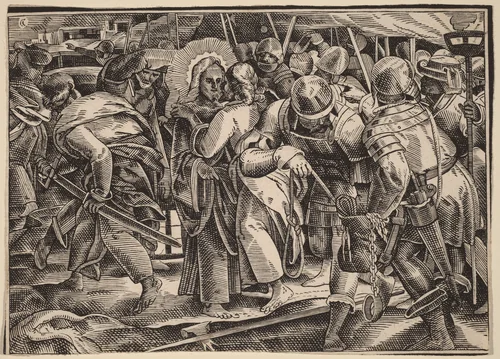 Christ Tells His Disciples of the Last Judgment by Christoph Murer, print, 1558-1614