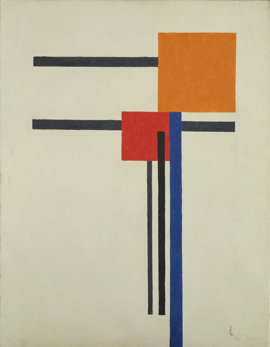 Composition by Lajos D'Ebneth, painting, 1926