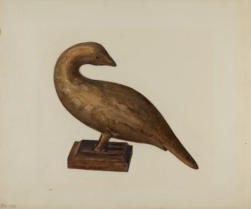 Bird by Mina Lowry, index of american design, 1937
